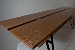 Quarter Sawn White Oak Bench